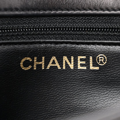 Chanel Lambskin Quilted Flap Waist Belt Bag 75 30 Black 6 of 15