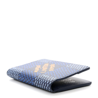 Louis Vuitton Damier Heritage Pocket Organizer Blue 4 of 7