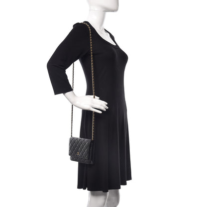 Chanel Caviar Quilted Wallet On Chain WOC Black 2 of 11