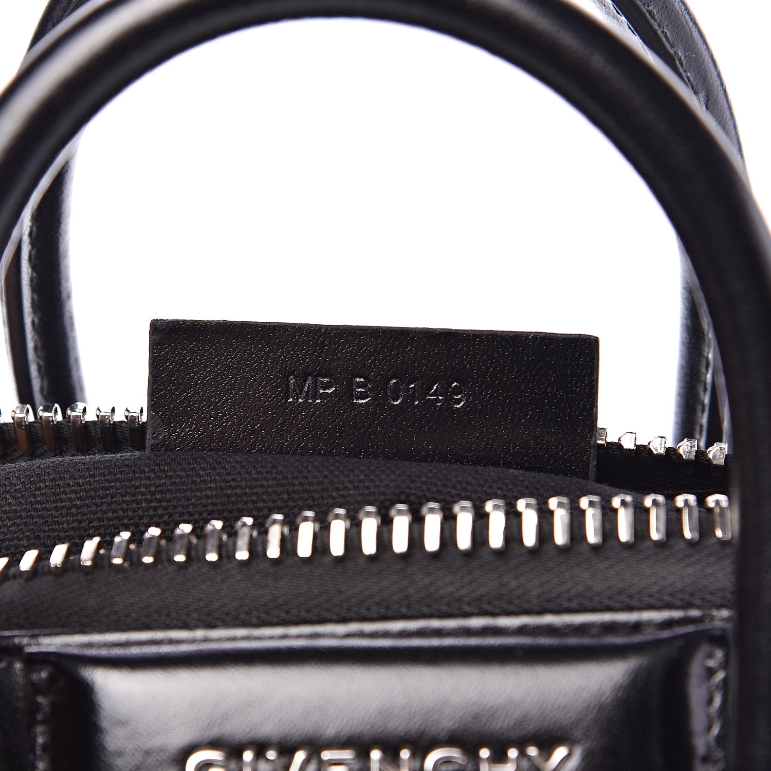 Givenchy Shiny Lord Calfskin Mini Antigona Black 6 of 9