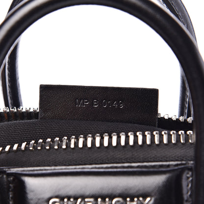 Givenchy Shiny Lord Calfskin Mini Antigona Black 6 of 9