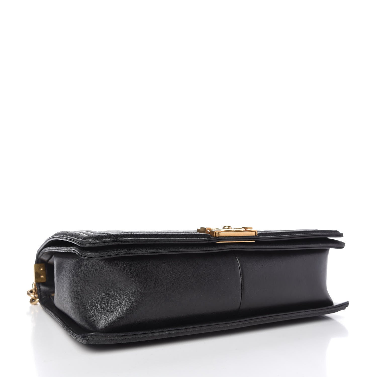 Chanel Lambskin Quilted Large Boy Flap Black 4 of 10