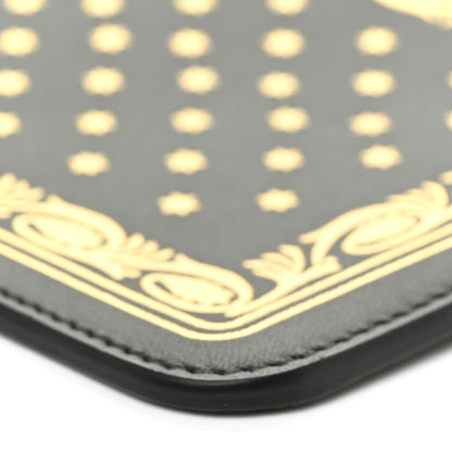 Gucci X SEGA Calfskin GUCCY Stars Sunglasses Case Black Gold 7 of 8