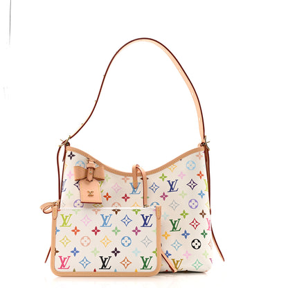 Louis Vuitton LV x TM Monogram Multicolor CarryAll PM White 3 of 11