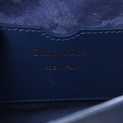 Christian Dior Box Calfskin Medium Bobby Flap Blue 6 of 10