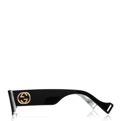 Gucci Acetate Rectangular Sunglasses GG0516S Black 3 of 7