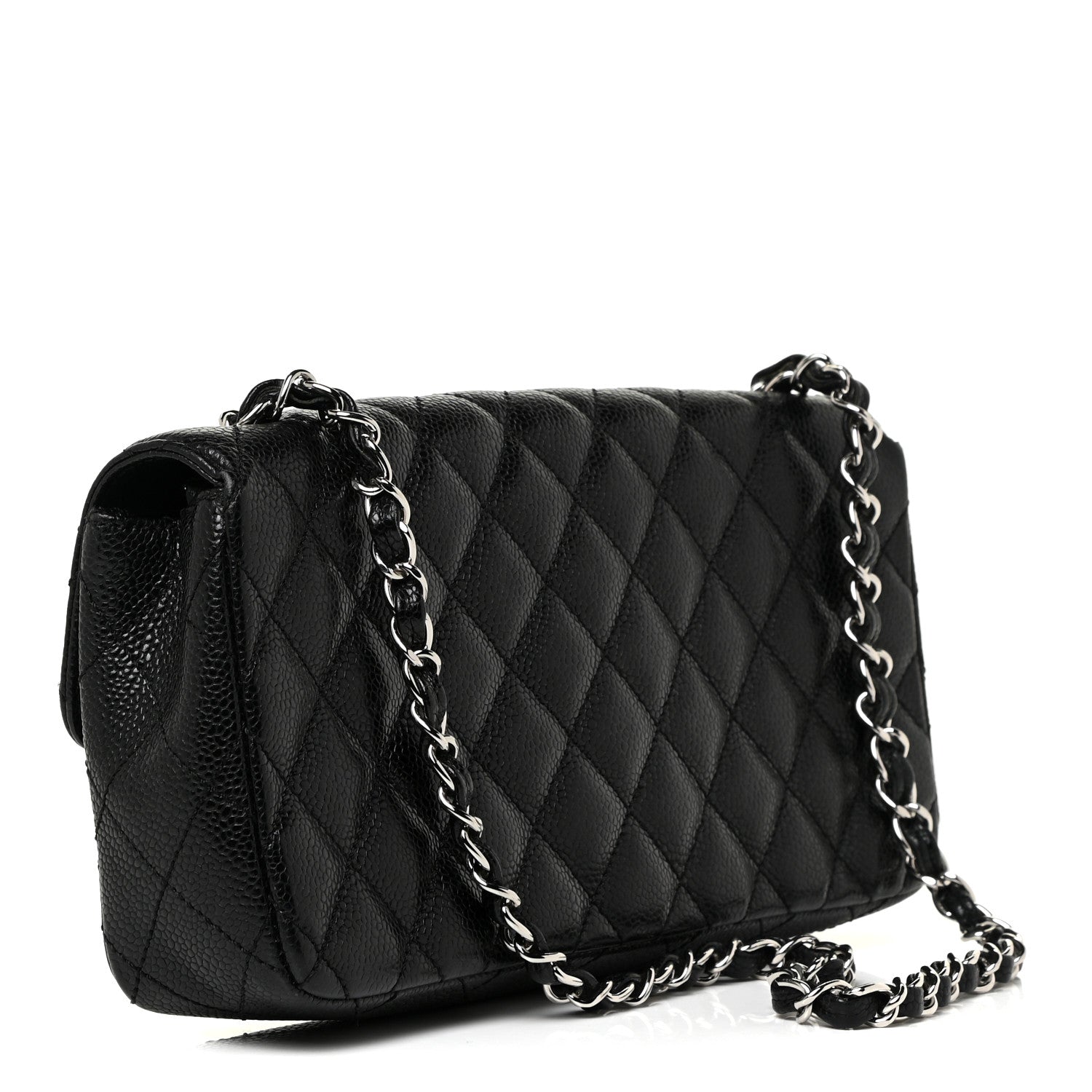 Chanel Caviar Quilted East West Flap Black 3 of 21