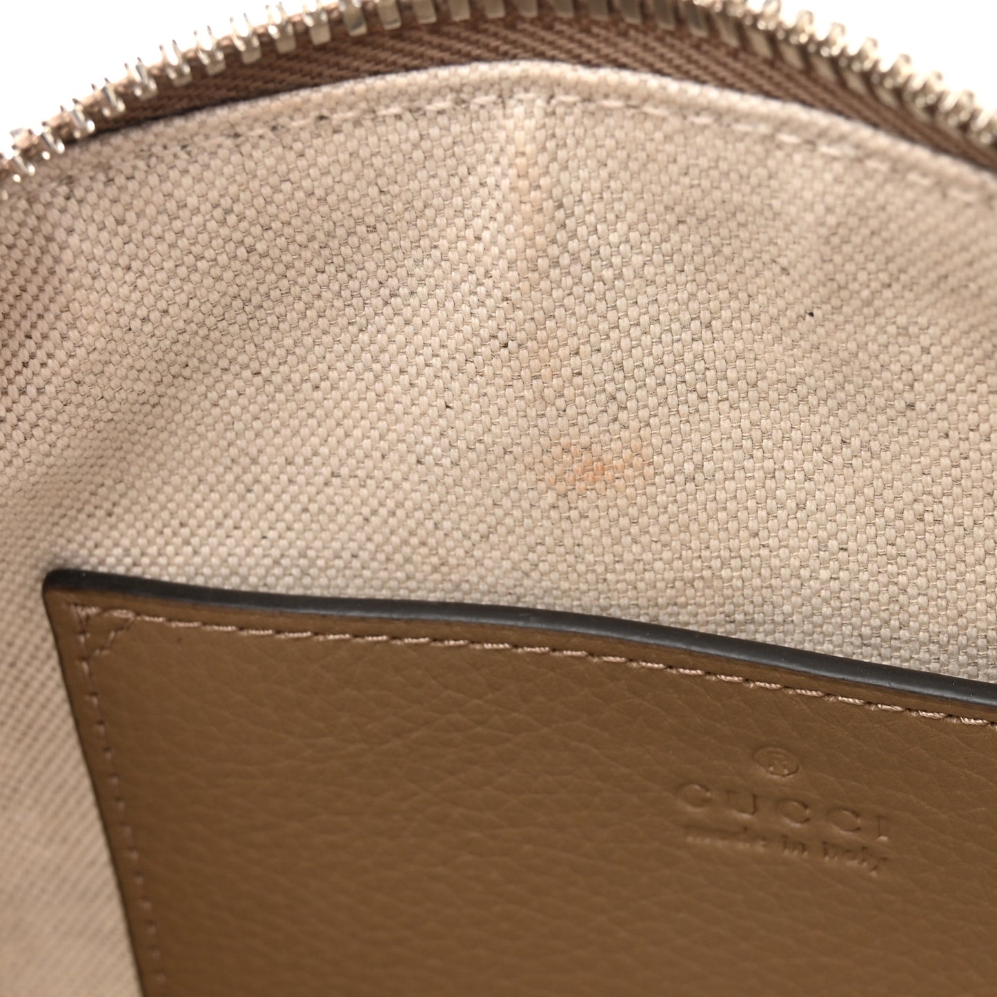 Piuma Calfskin Jumbo GG Embossed Mini Duffle Bag Good Taupe