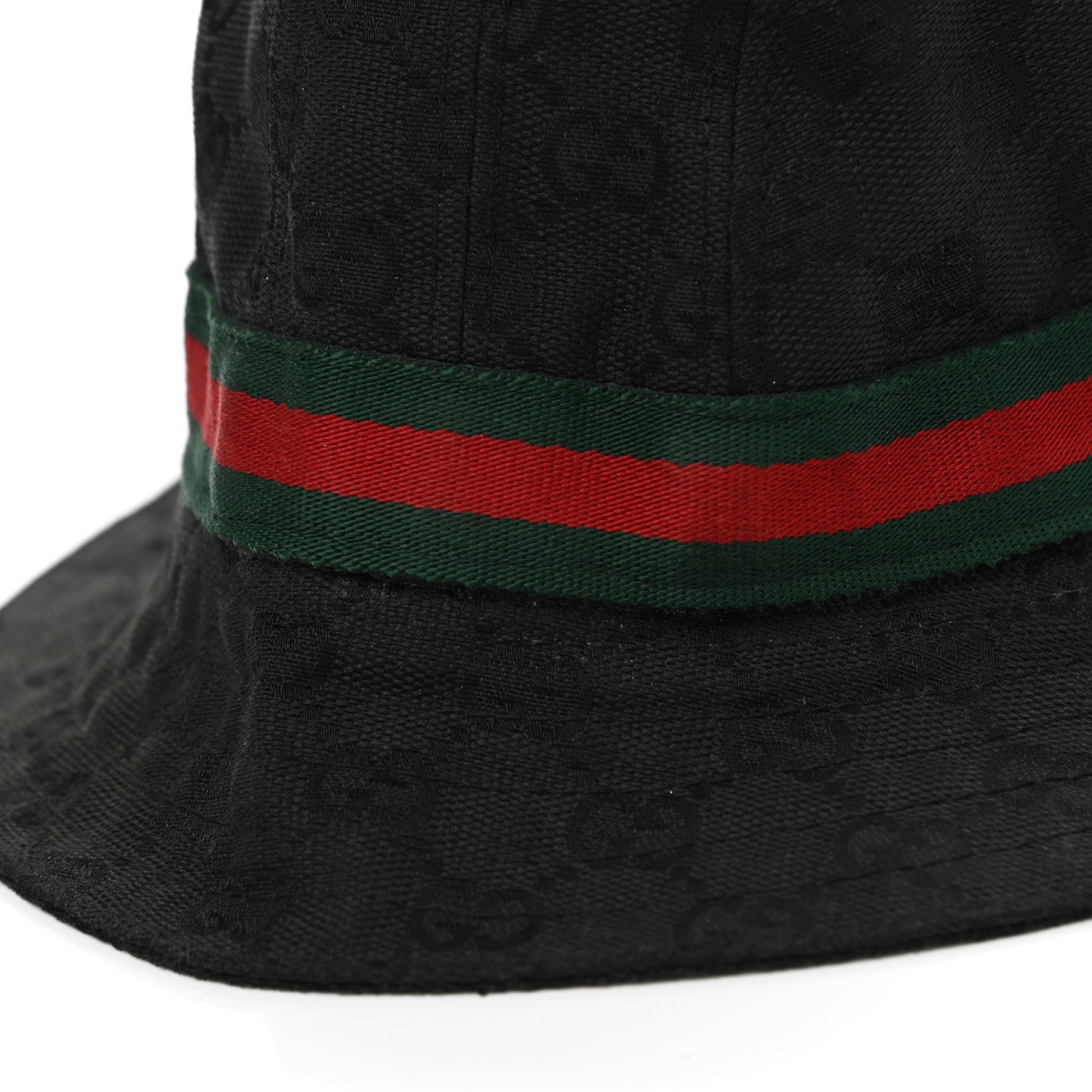 Gucci Monogram Web Bucket Hat M Black 12 of 12