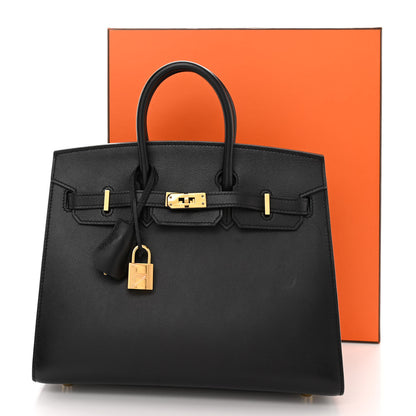 Hermes Madame Calfskin Birkin Sellier 25 Black 15 of 15