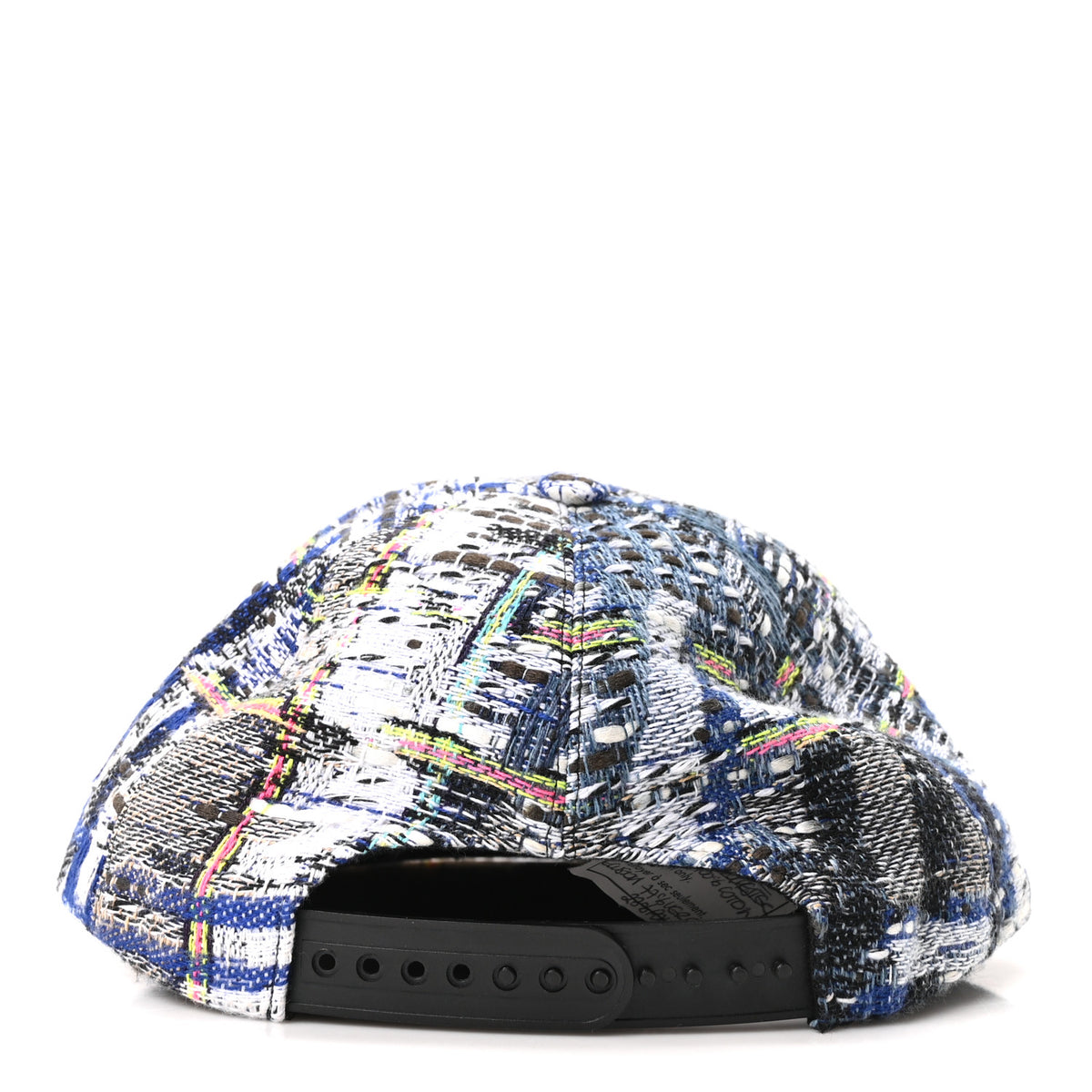 Chanel Cotton CC Cap Hat Blue White Beige 5 of 10