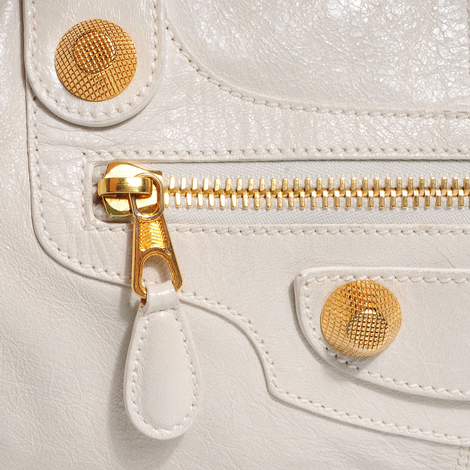 Balenciaga Chevre Giant 21 Gold Hardware Brief White 11 of 15