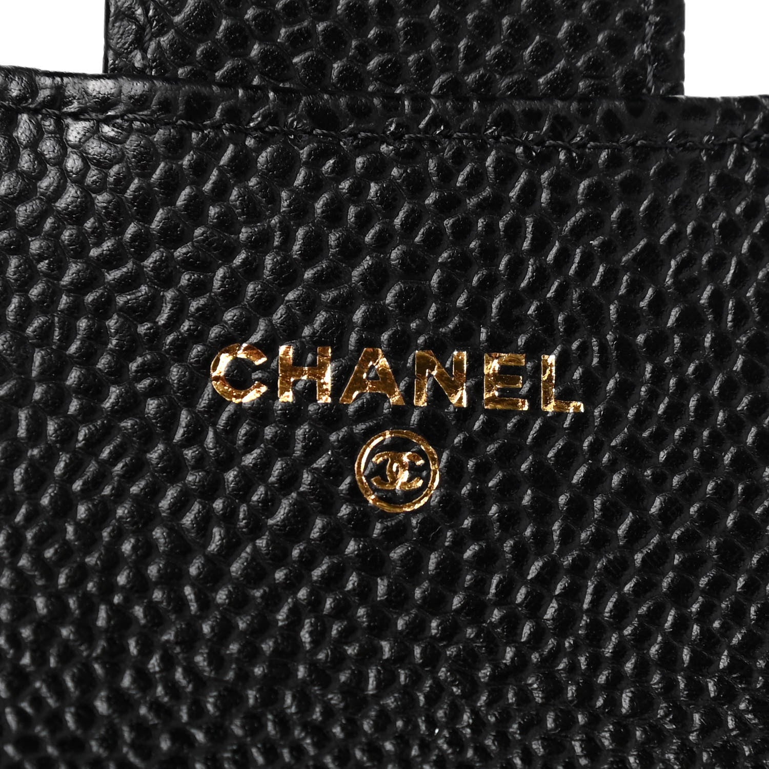 Chanel Caviar Quilted Flap Card Holder Wallet Black 6 of 8