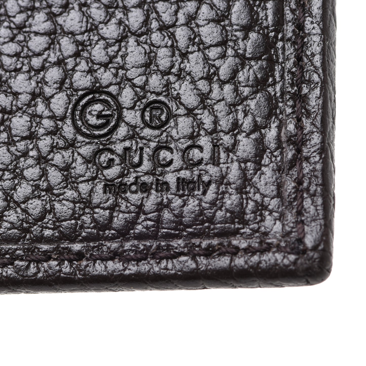 Monogram Bi-Fold Wallet Dark Brown