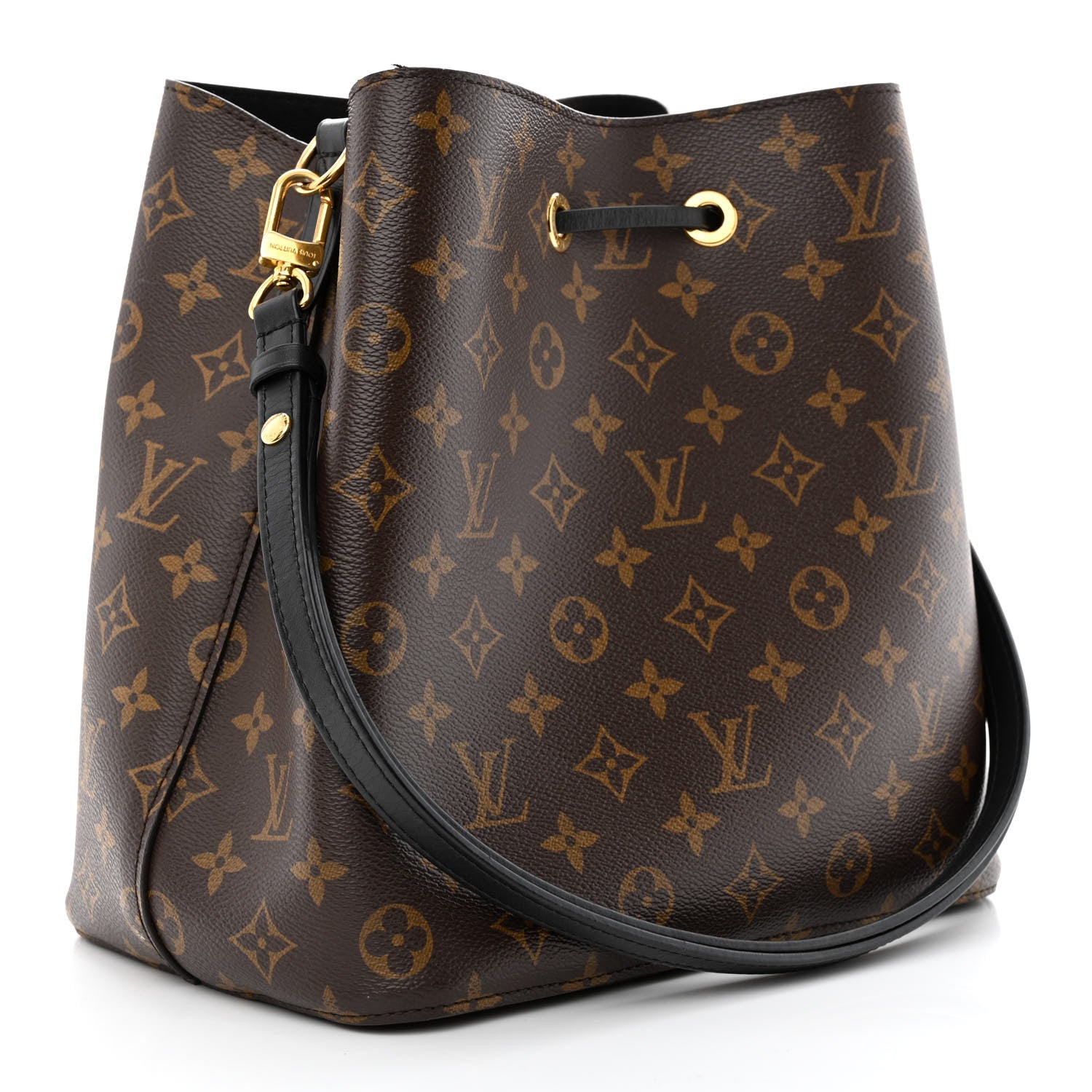 Louis Vuitton Monogram Neonoe MM Black 3 of 12