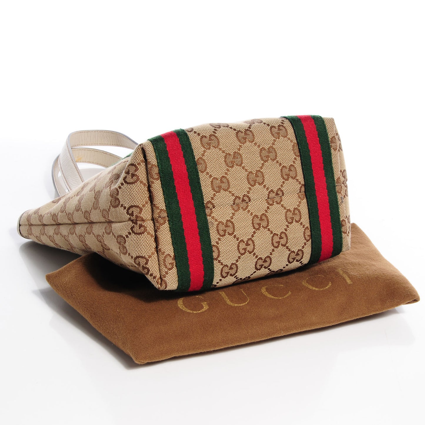 Monogram Web Small Jolicoeur Shopper Tote Off White