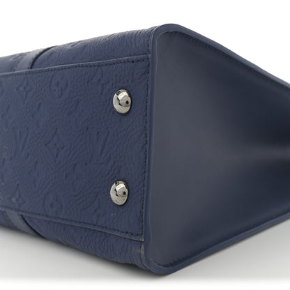 Louis Vuitton Taurillon Monogram Sac Plat 24H Sapphire 9 of 10