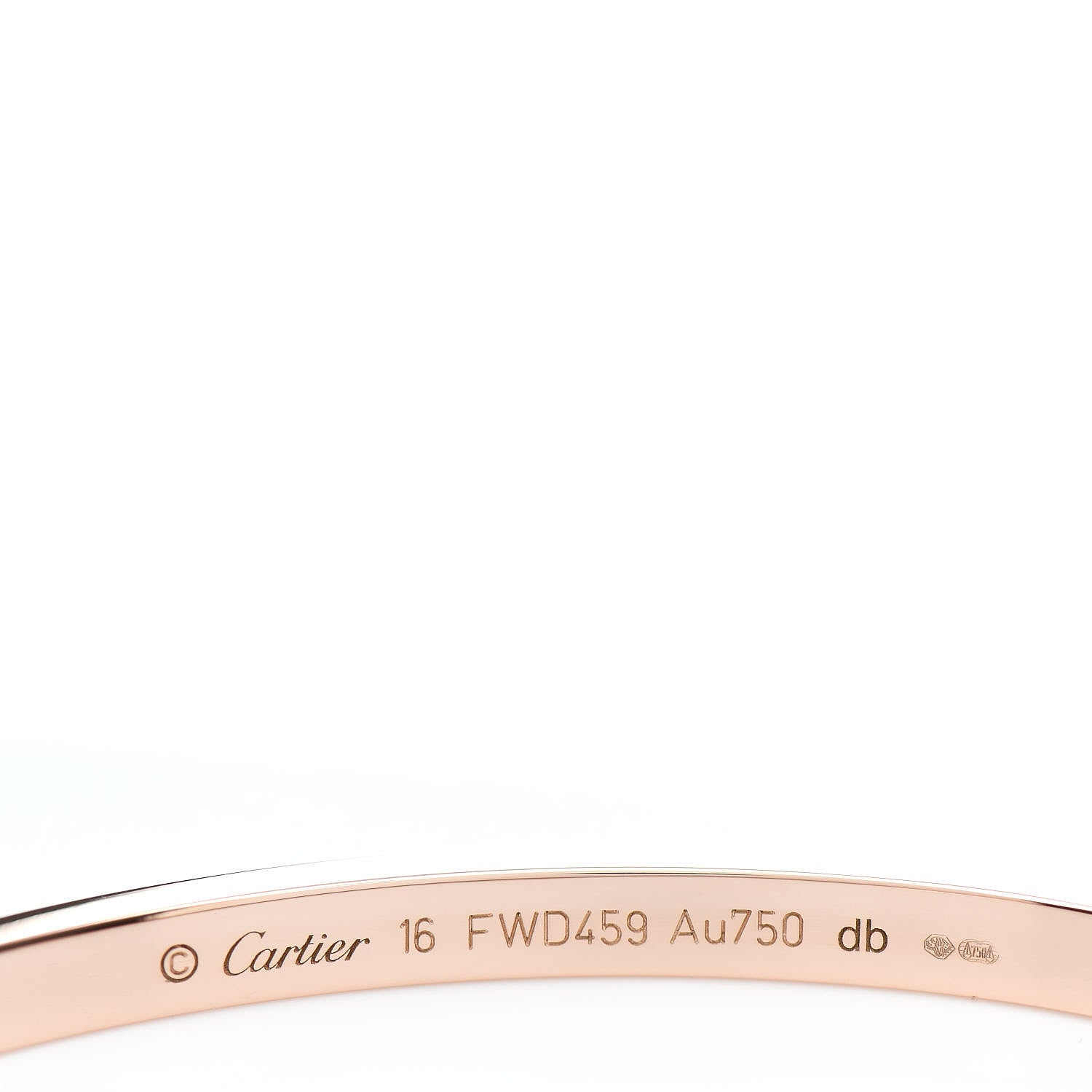 Cartier 18K Pink Gold Small LOVE Bracelet 16 3 of 4