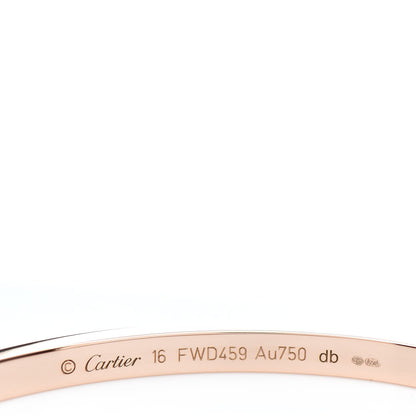 Cartier 18K Pink Gold Small LOVE Bracelet 16 3 of 4
