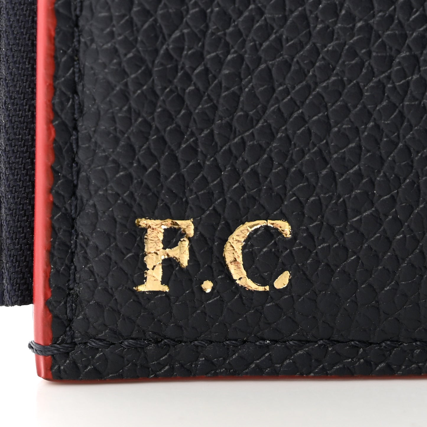 Empreinte Zoe Wallet Marine Rouge