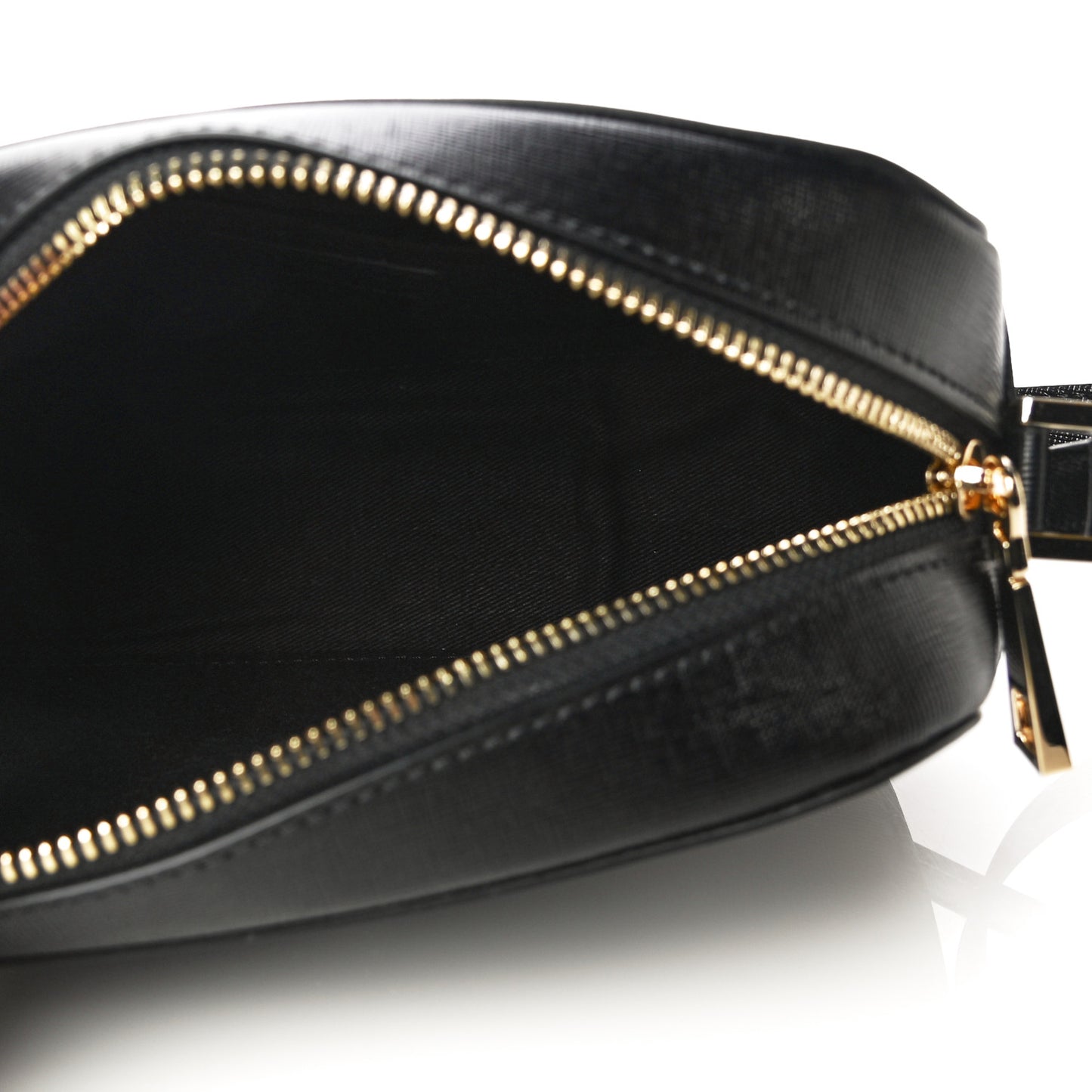 Grained Calfskin Palazzo Camera Bag Black