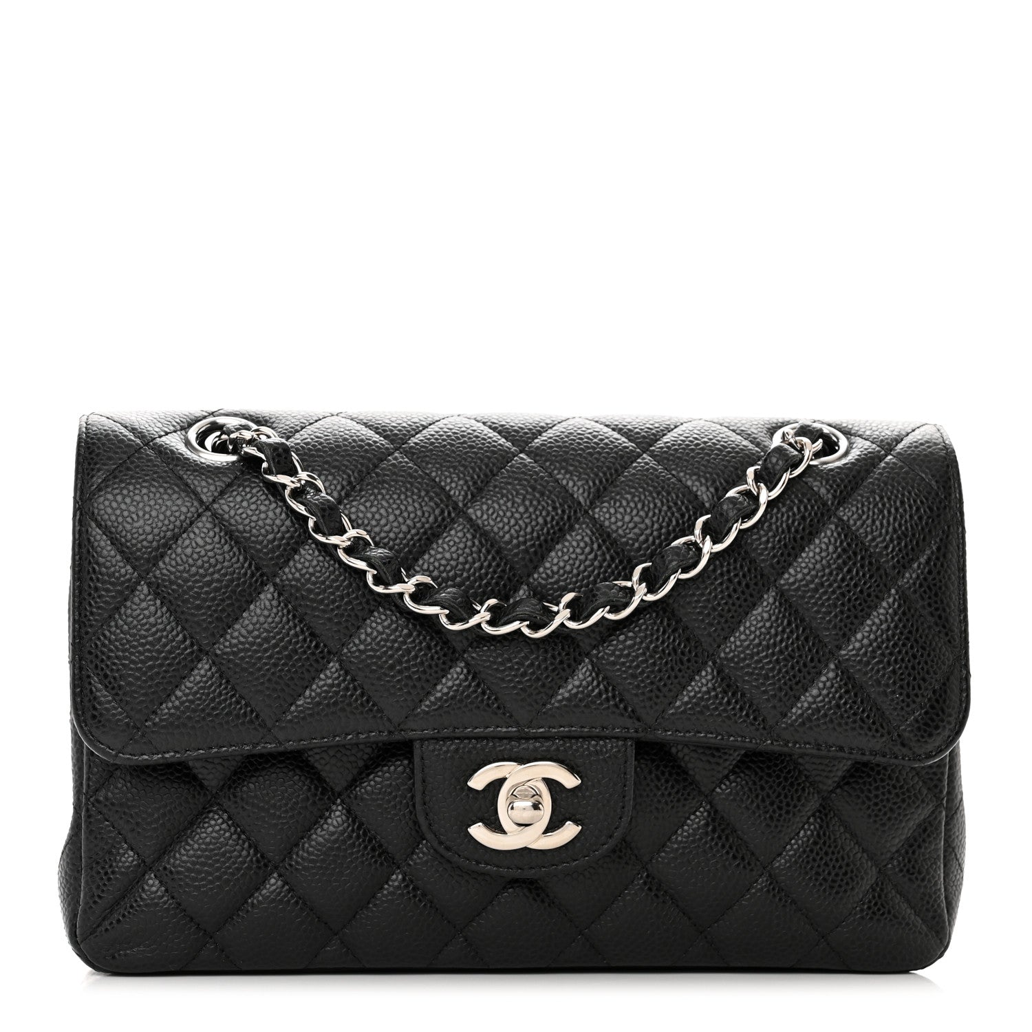 Chanel Caviar Quilted Small Double Flap Black 1 of 14