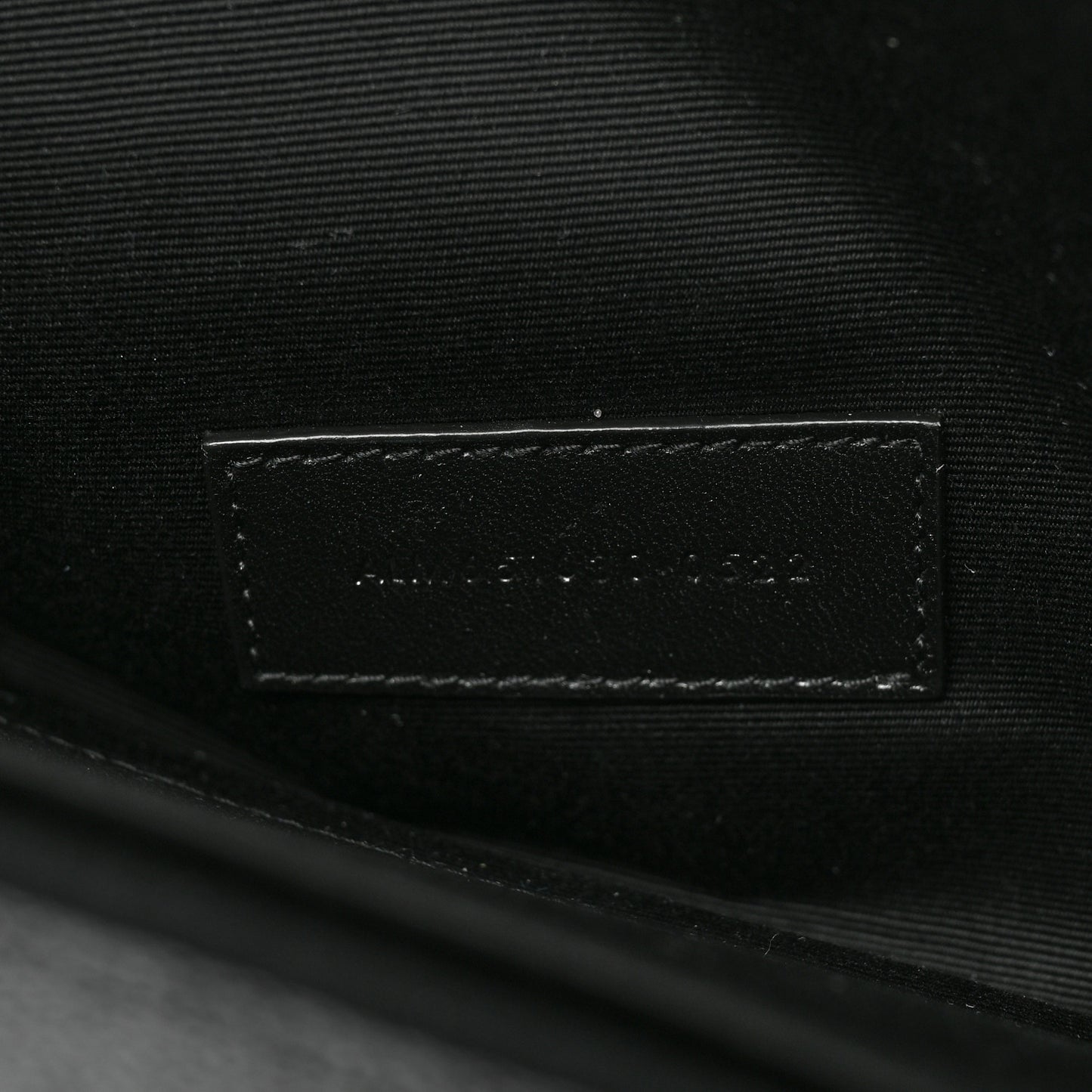 Grain De Poudre Textured Mixed Matelasse Triquilt Monogram Clutch Black