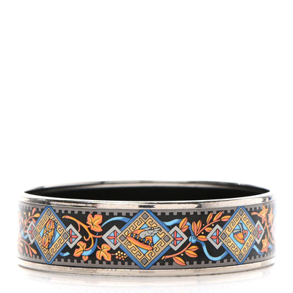 Hermes Enamel Printed Pilgrim Wide Bracelet 65 2 of 4