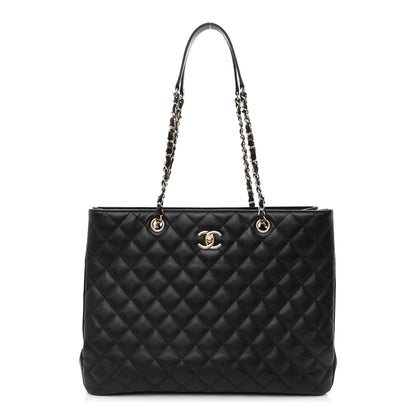 Chanel Caviar Quilted Large Shopping Tote Black 1 of 10