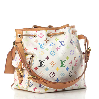 Louis Vuitton Monogram Multicolor Petit Noe White 3 of 16