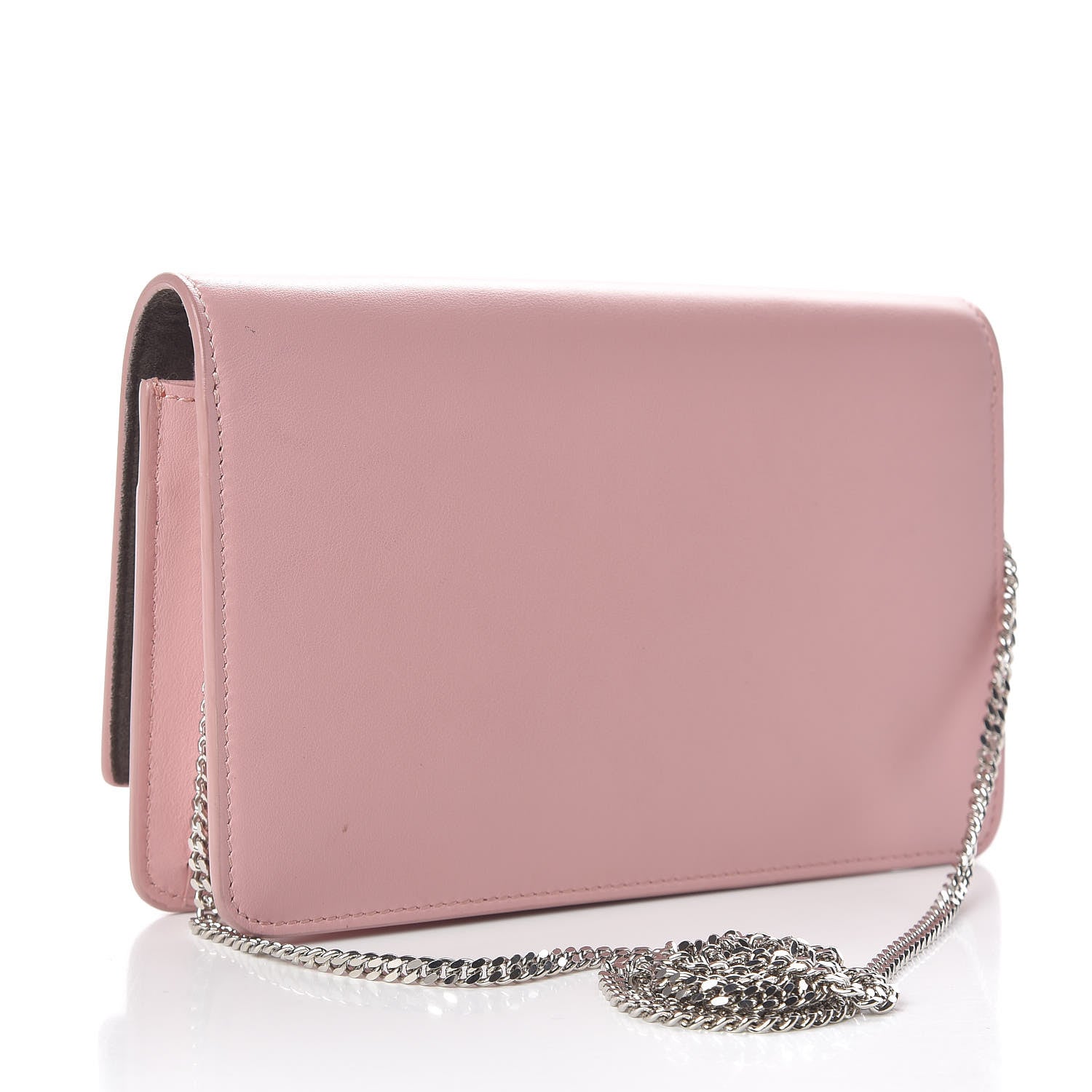 Fendi Vitello Century Hypnoteyes Tube Wallet On Chain Bubblegum 3 of 12