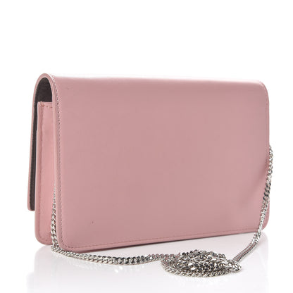 Fendi Vitello Century Hypnoteyes Tube Wallet On Chain Bubblegum 3 of 12