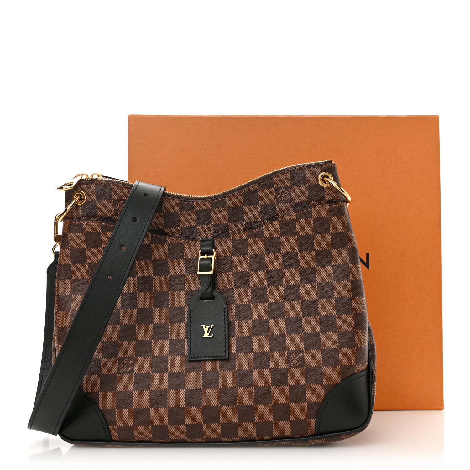 Louis Vuitton Damier Ebene Odeon MM Black 10 of 10