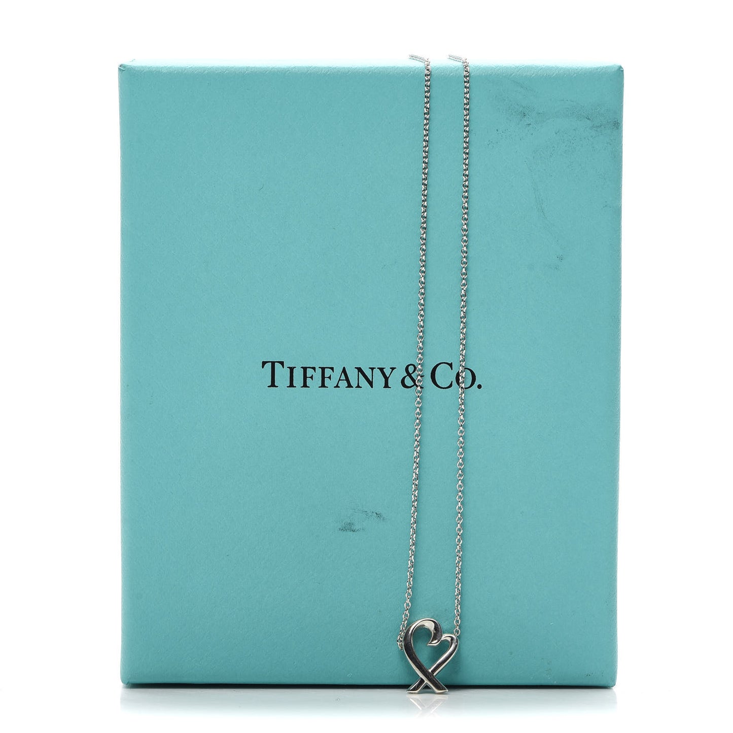 Sterling Silver Mini Paloma Picasso Loving Heart Pendant Necklace