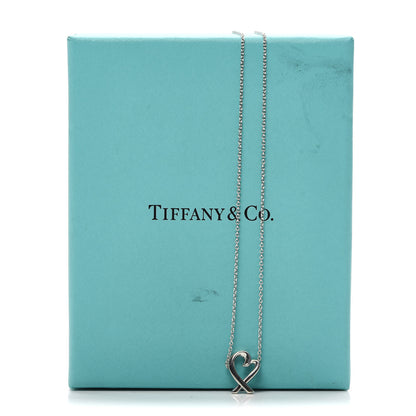 Tiffany Sterling Silver Mini Paloma Picasso Loving Heart Pendant Necklace 5 of 5