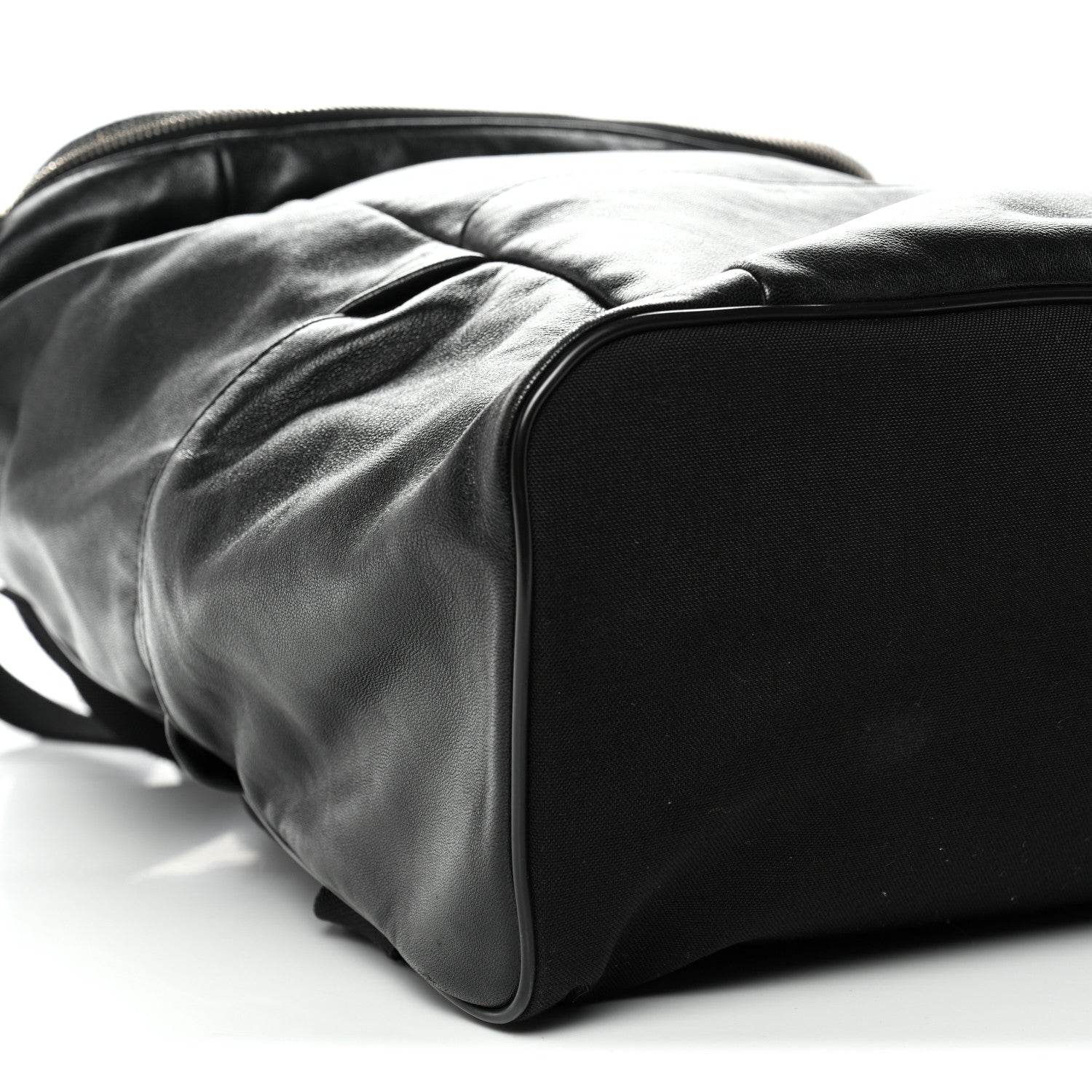 Saint Laurent Canvas Calfskin Sid Backpack Black 17 of 23