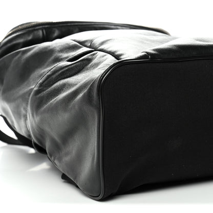 Saint Laurent Canvas Calfskin Sid Backpack Black 17 of 23