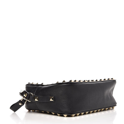 Valentino Garavani Calfskin Rockstud Camera Crossbody Bag Black 4 of 8