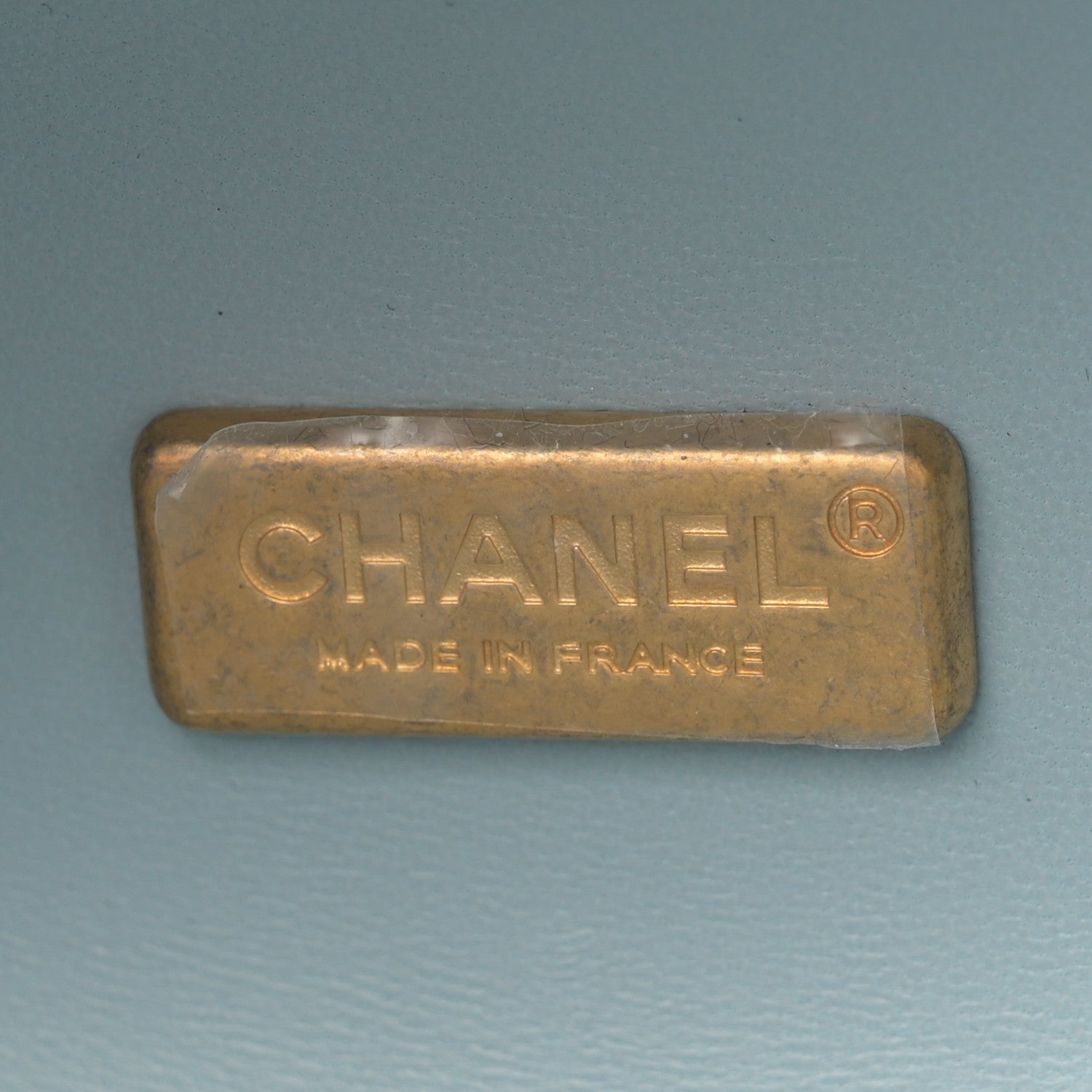 Chanel Lambskin Quilted CC Bubble Vanity Case With Chain Light Blue 6 of 11