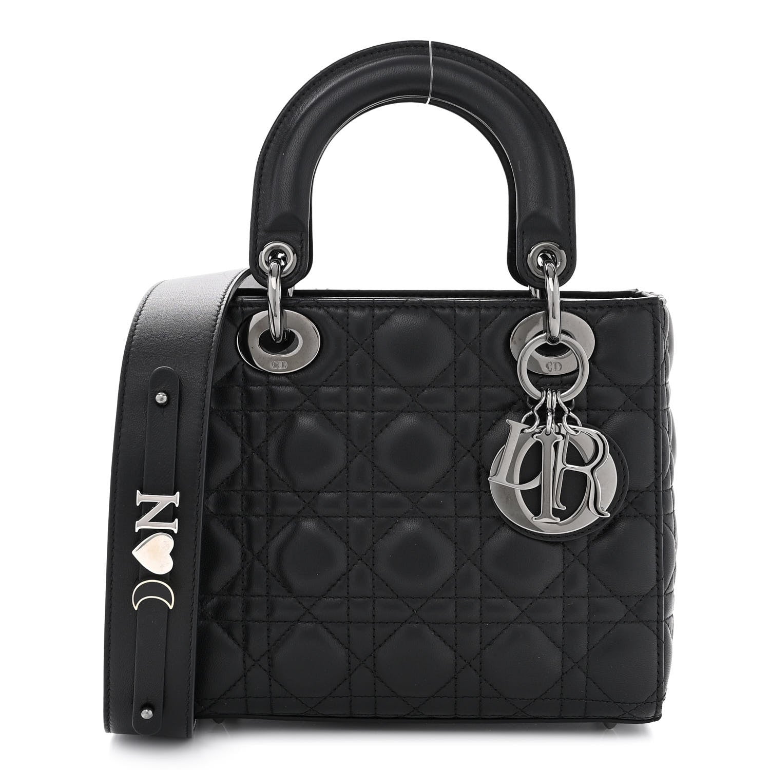 Christian Dior Lambskin Cannage Small My ABCDior Lady Dior Black 1 of 13