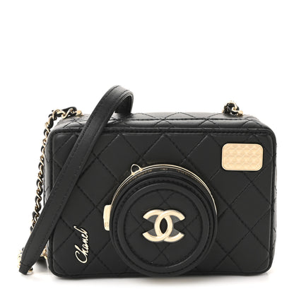 Chanel Lambskin Quilted Coco Click Bag Black 1 of 10