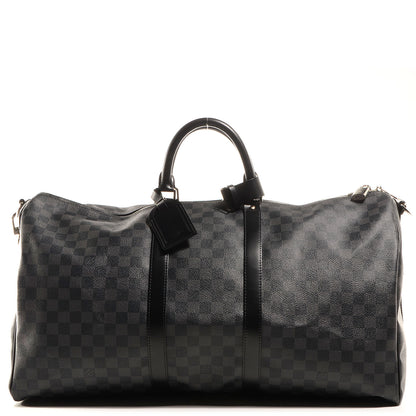 Louis Vuitton Damier Graphite Keepall Bandouliere 55 1 of 9