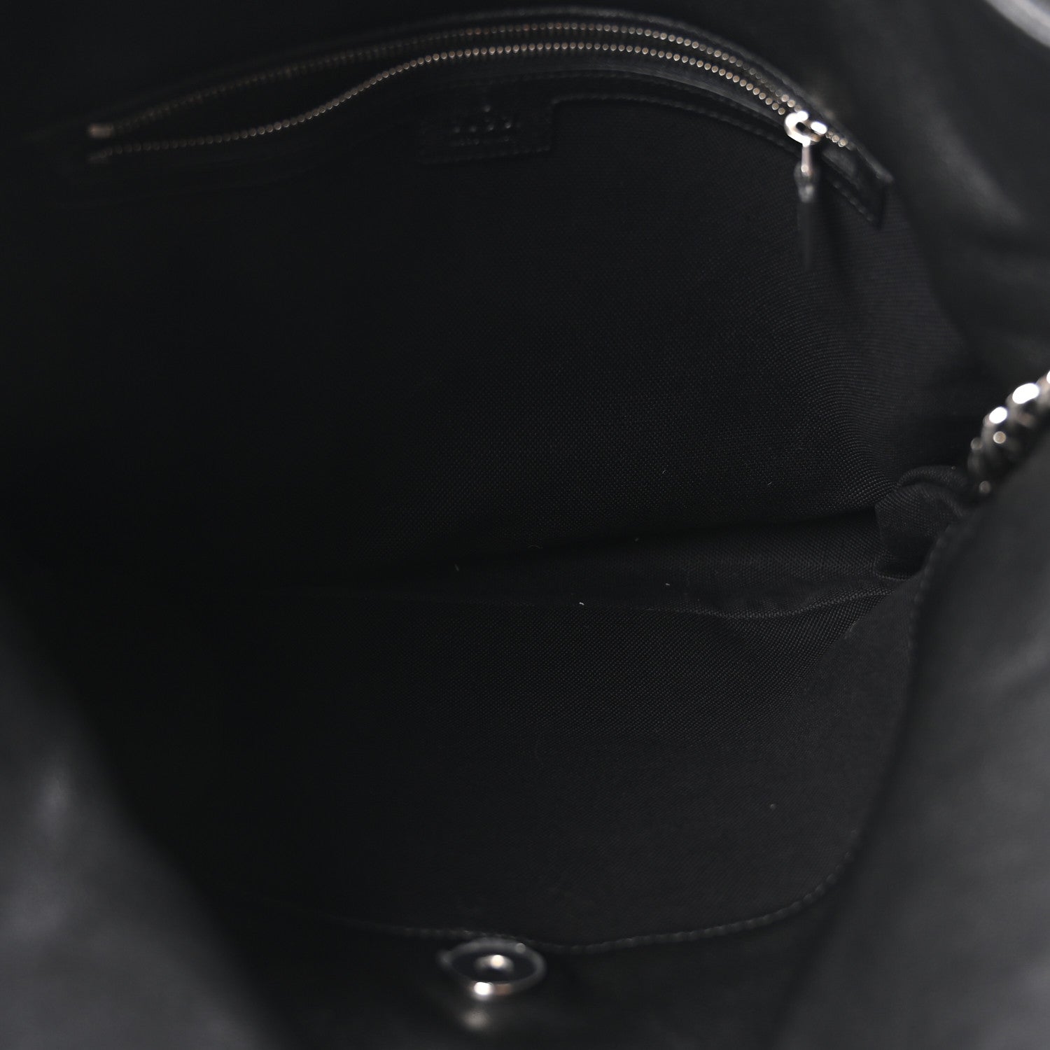 Gucci Sakai Be Green Calfskin Diagonal Stitched Medium Blondie Tote Black 5 of 10