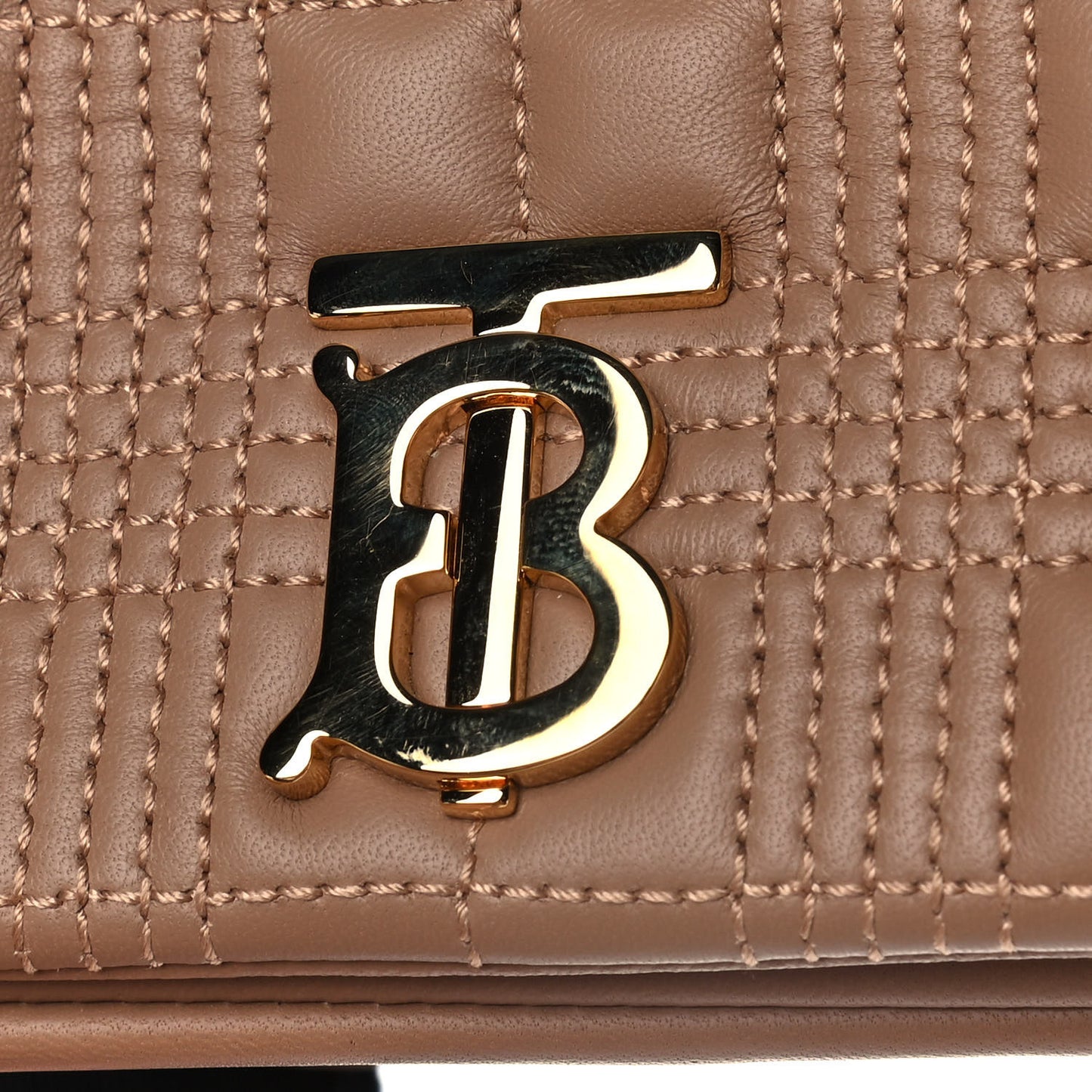 Lambskin Quilted Lola Belt Bag Camel