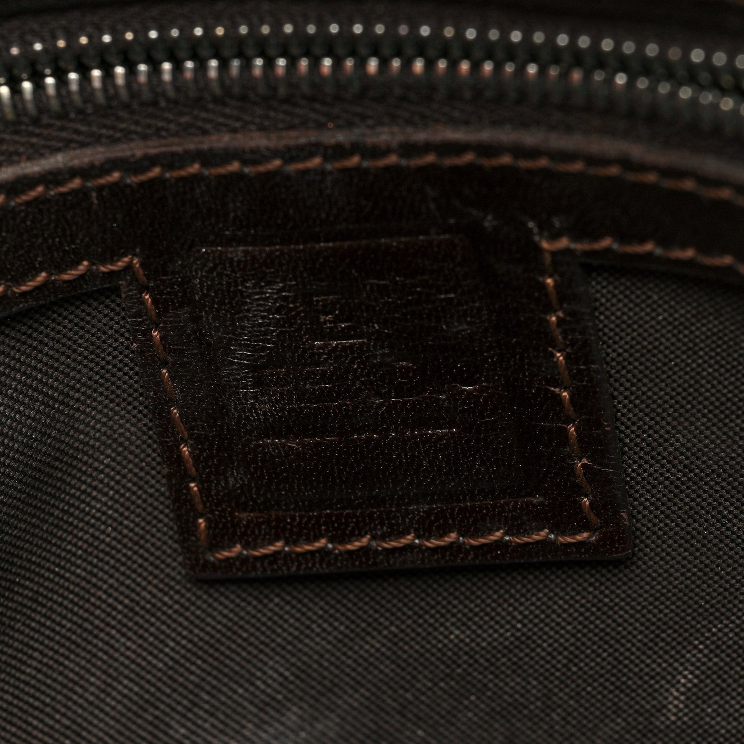 Fendi Zucca Top Handle Bag Tobacco 6 of 10