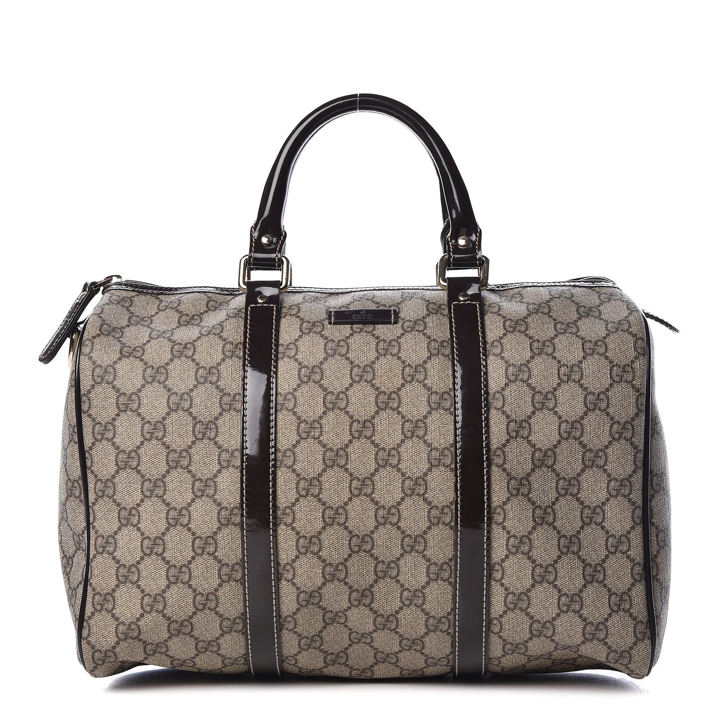 GG Plus Monogram Medium Joy Boston Dark Brown