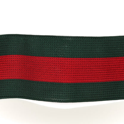 Gucci Nylon Web Belt 80 32 Red Green 5 of 9