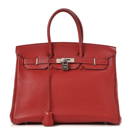 Hermes Togo Birkin 35 Rouge Garance 1 of 37