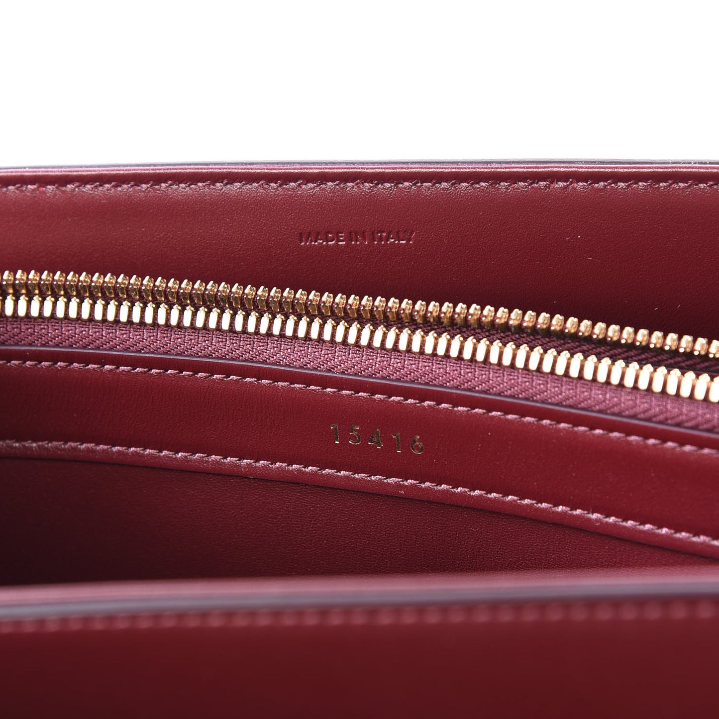 Satinated Calfskin Medium 16 Top Handle Bag Light Burgundy