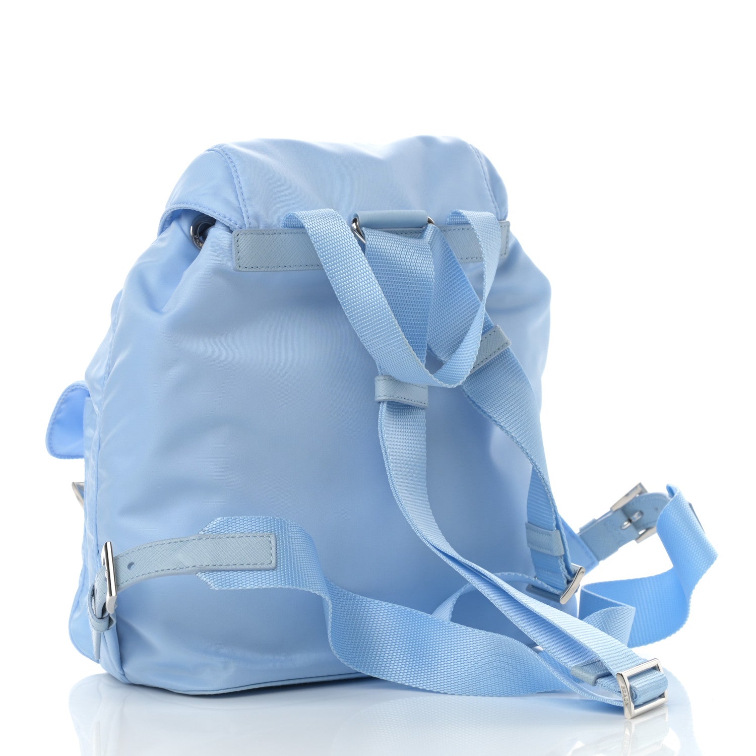 Prada Tessuto Nylon Vela Small Backpack Celeste 3 of 16